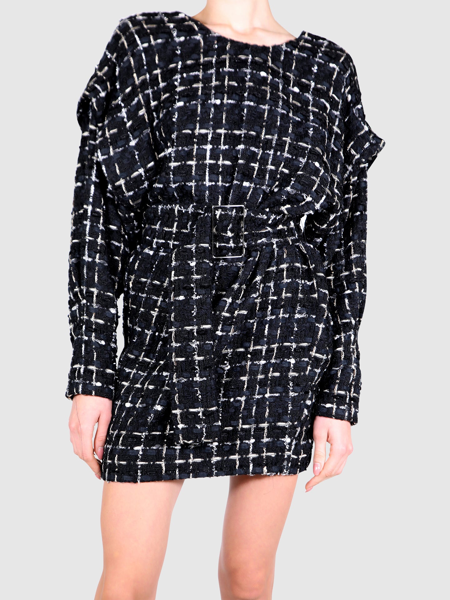 Iros Paris Black Tweed Dress