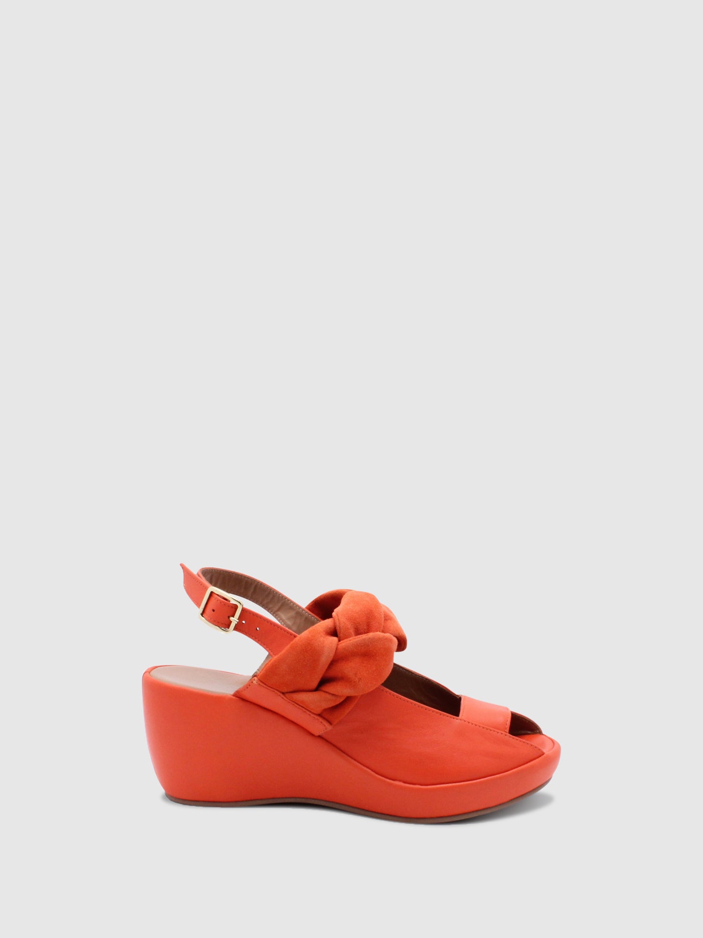 JJ Heitor Wedge Sandals E03L8 Orange