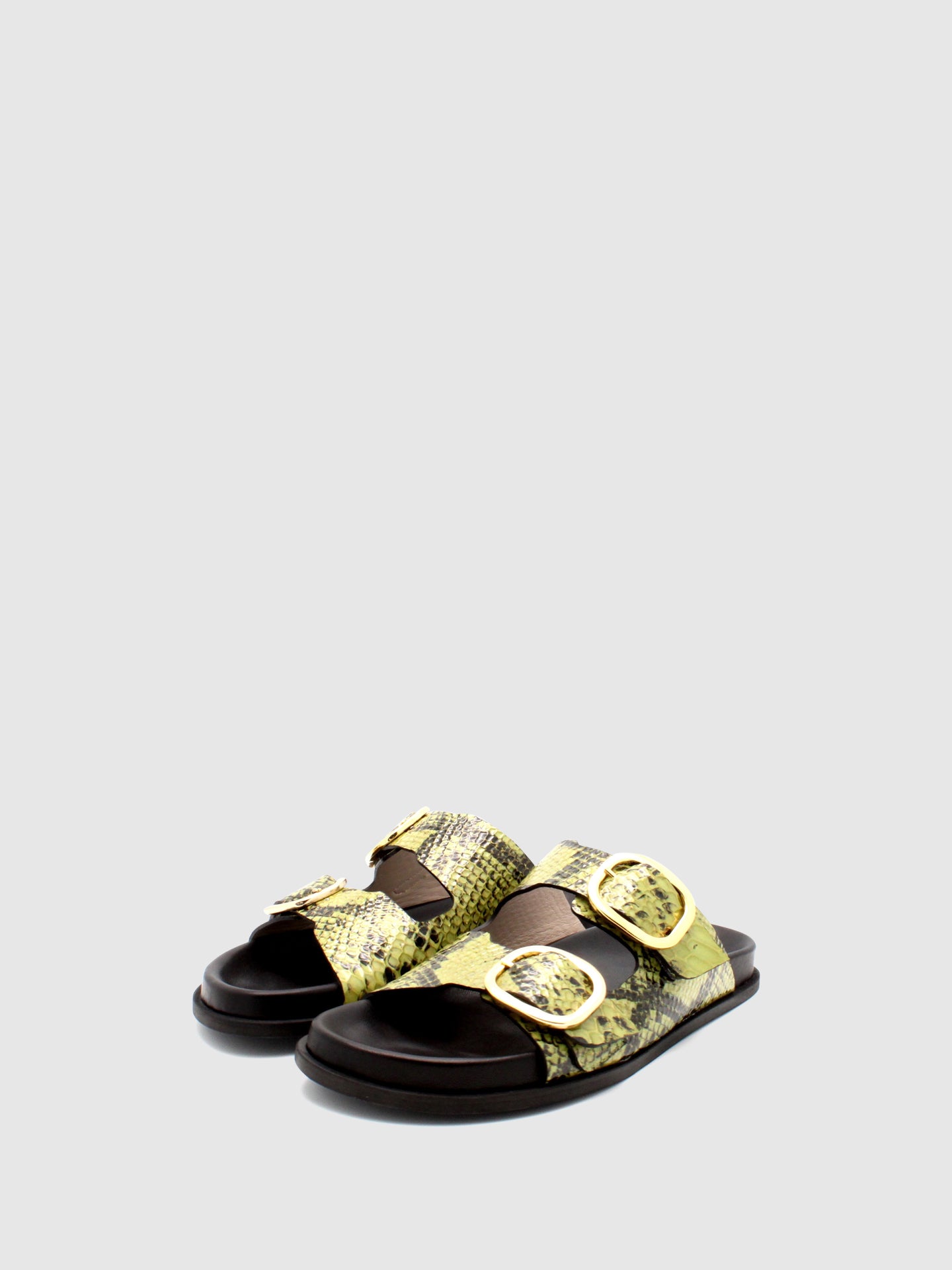 JJ Heitor Buckle Sandals Chicória Khaki