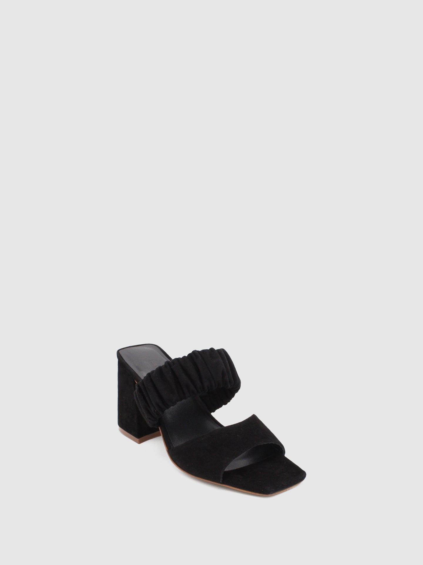 JJ Heitor Black Heel Sandals