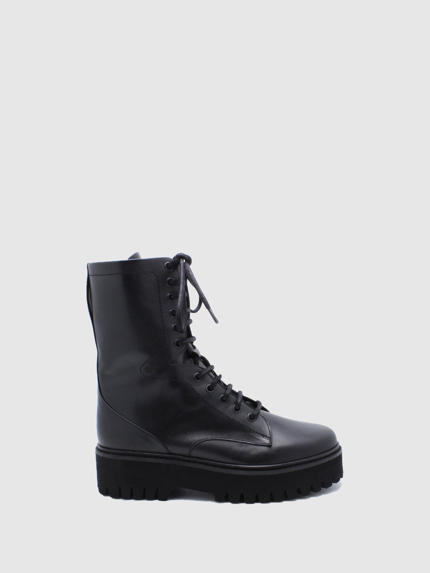 JJ Heitor Black Combat Boots