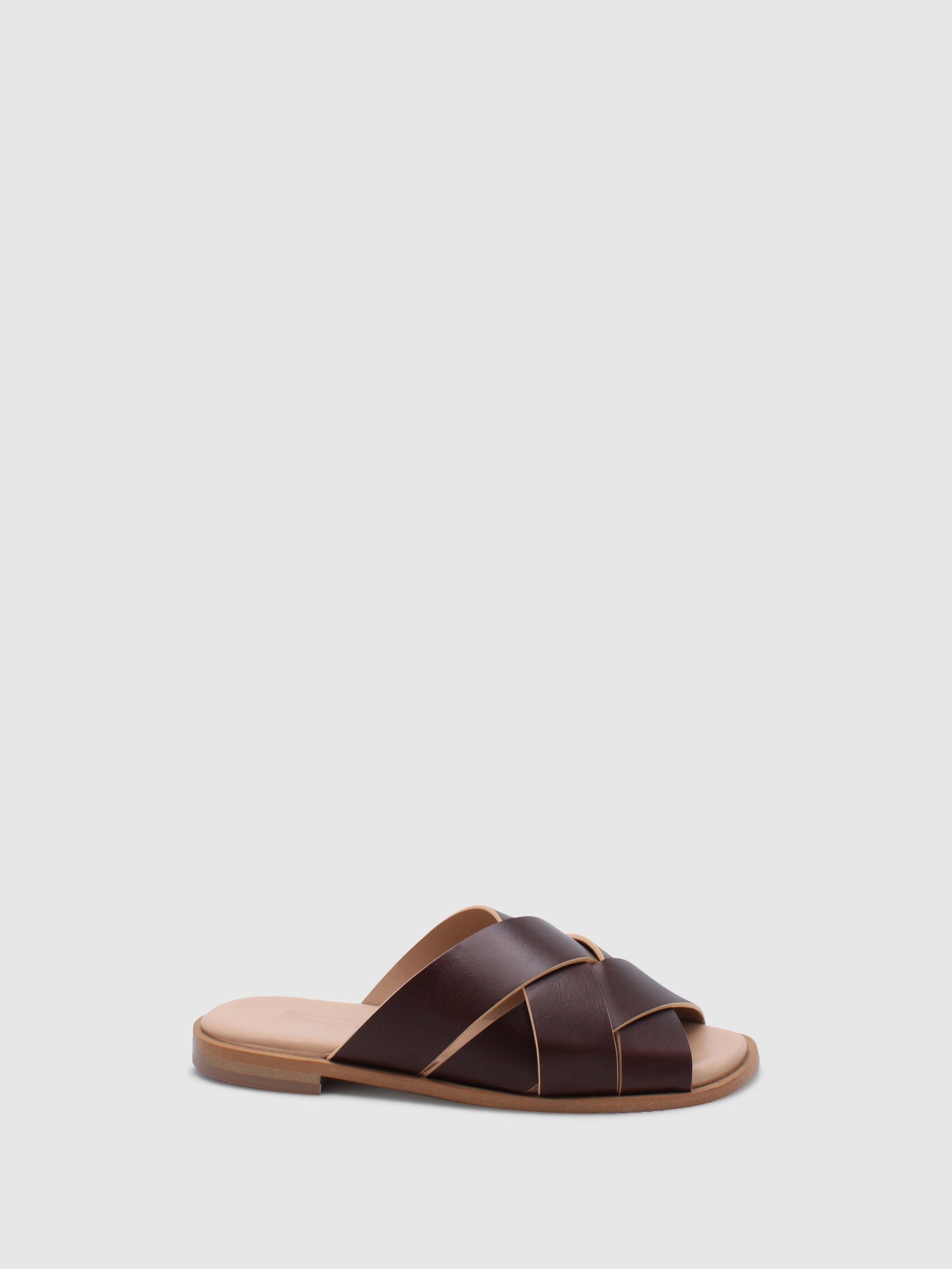 JJ Heitor Open Slippers Evergrren Dark Brown