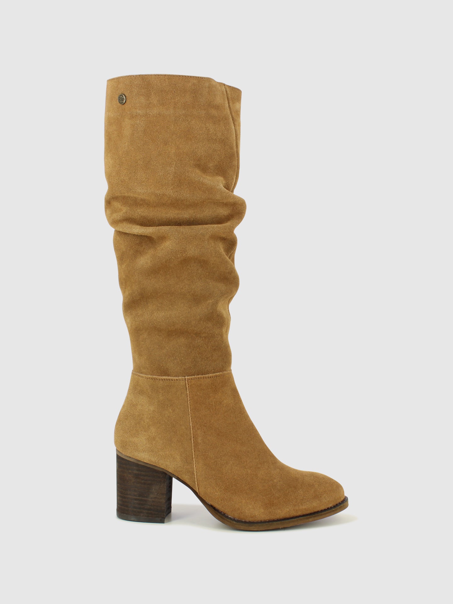 Top3 Camel Zip Up Boots