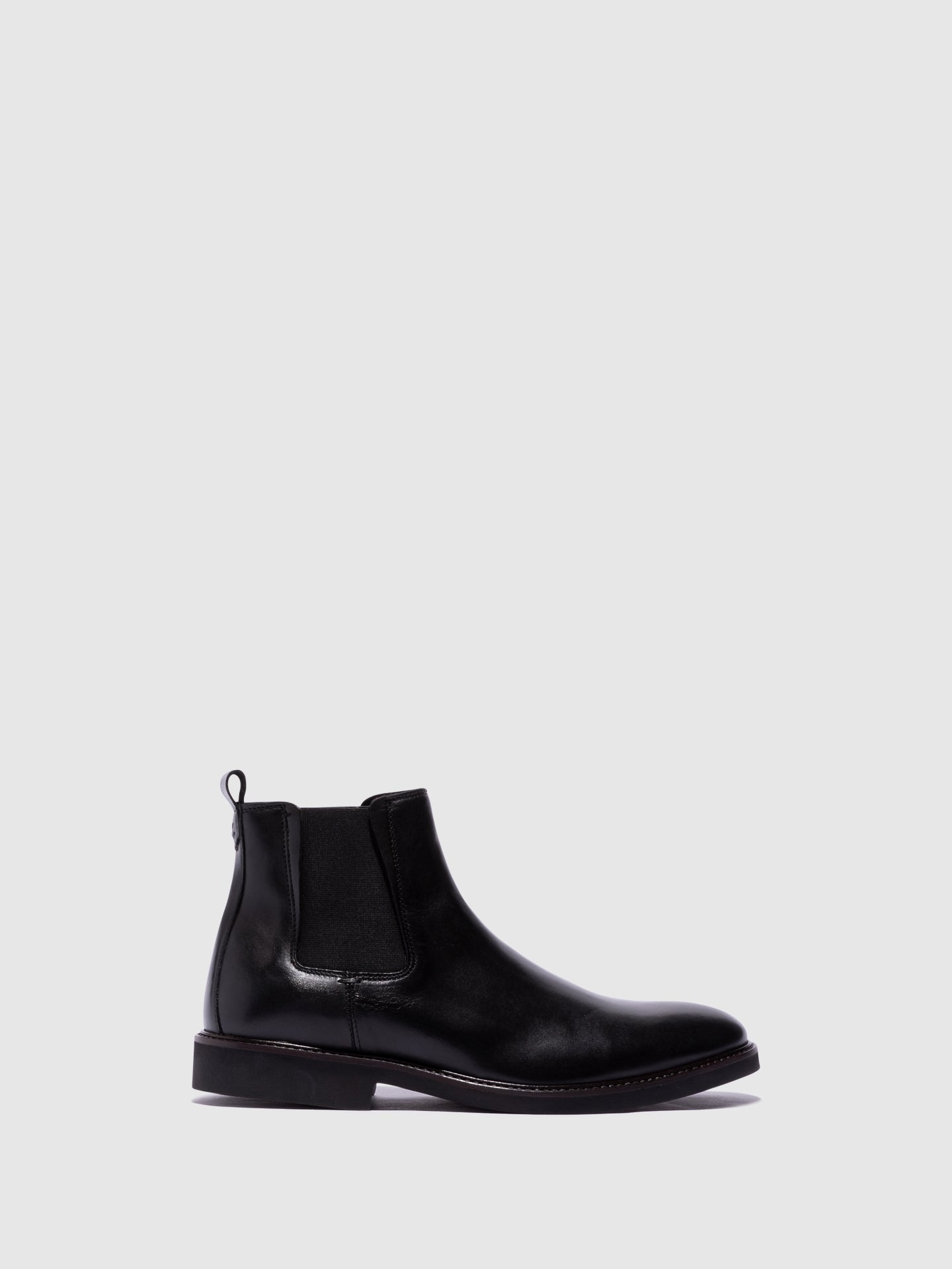 Boldano Black Chelsea Ankle Boots