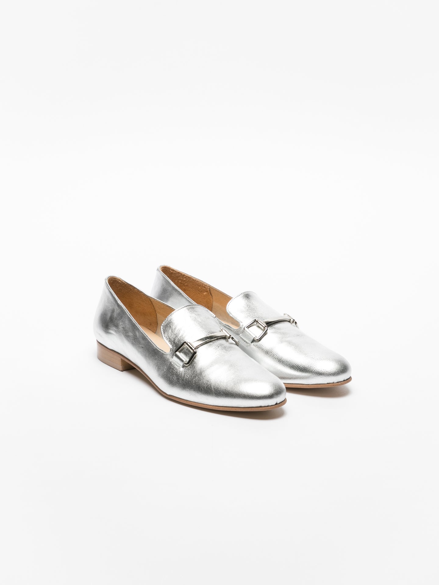 Foreva Silver Loafers Shoes