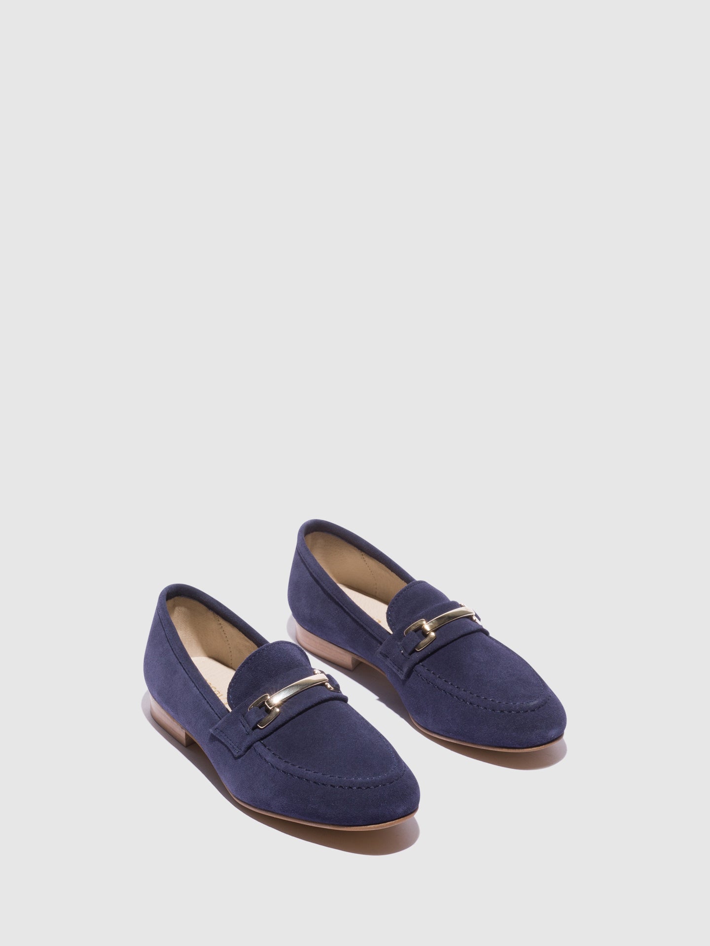 Foreva Navy Metallic Detail Loafers