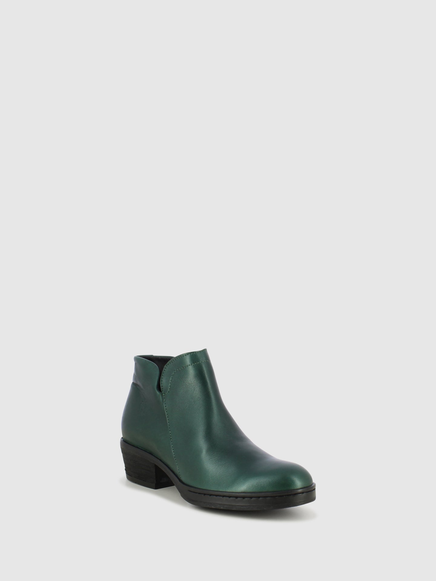 Fly London Green Zip Up Ankle Boots