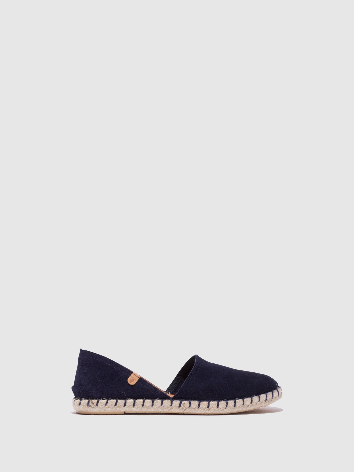 Verbenas Navy Flat Espadrilles