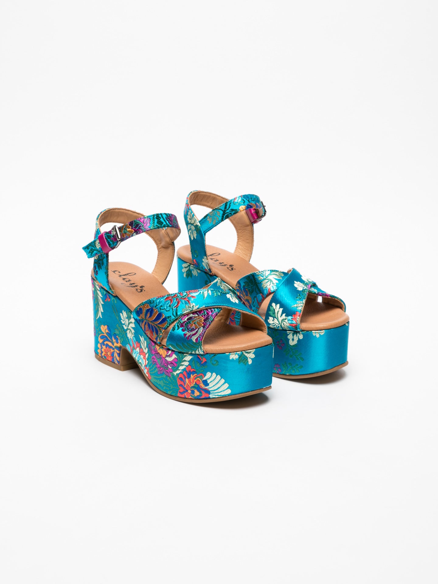 Clay's Blue Platform Sandals