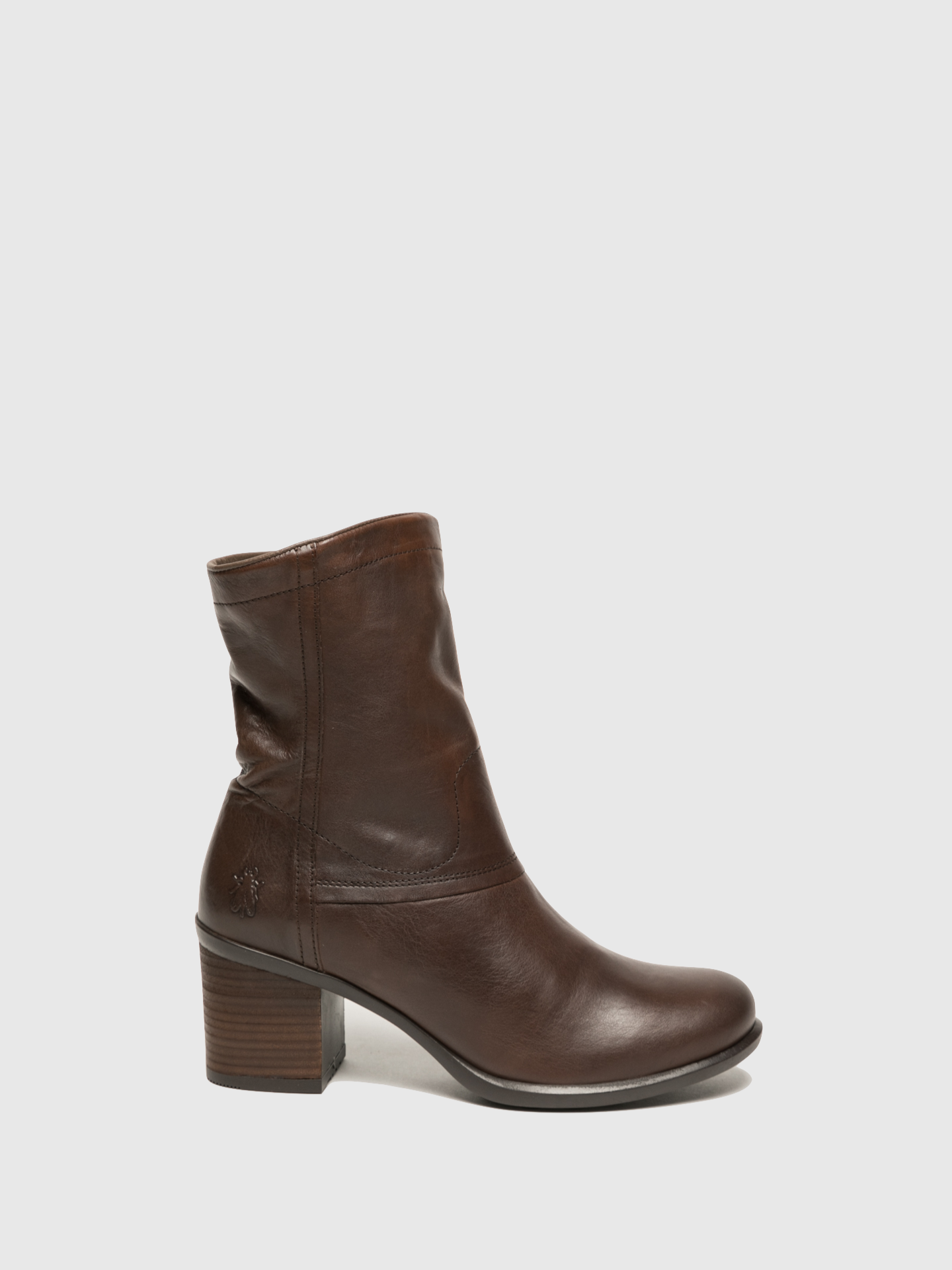 Fly London Brown Zip Up Ankle Boots