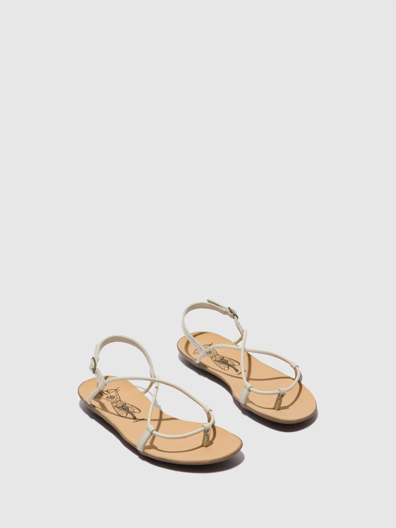 Fly London Strappy Sandals MAXA736FLY CIERVO  OFFWHITE