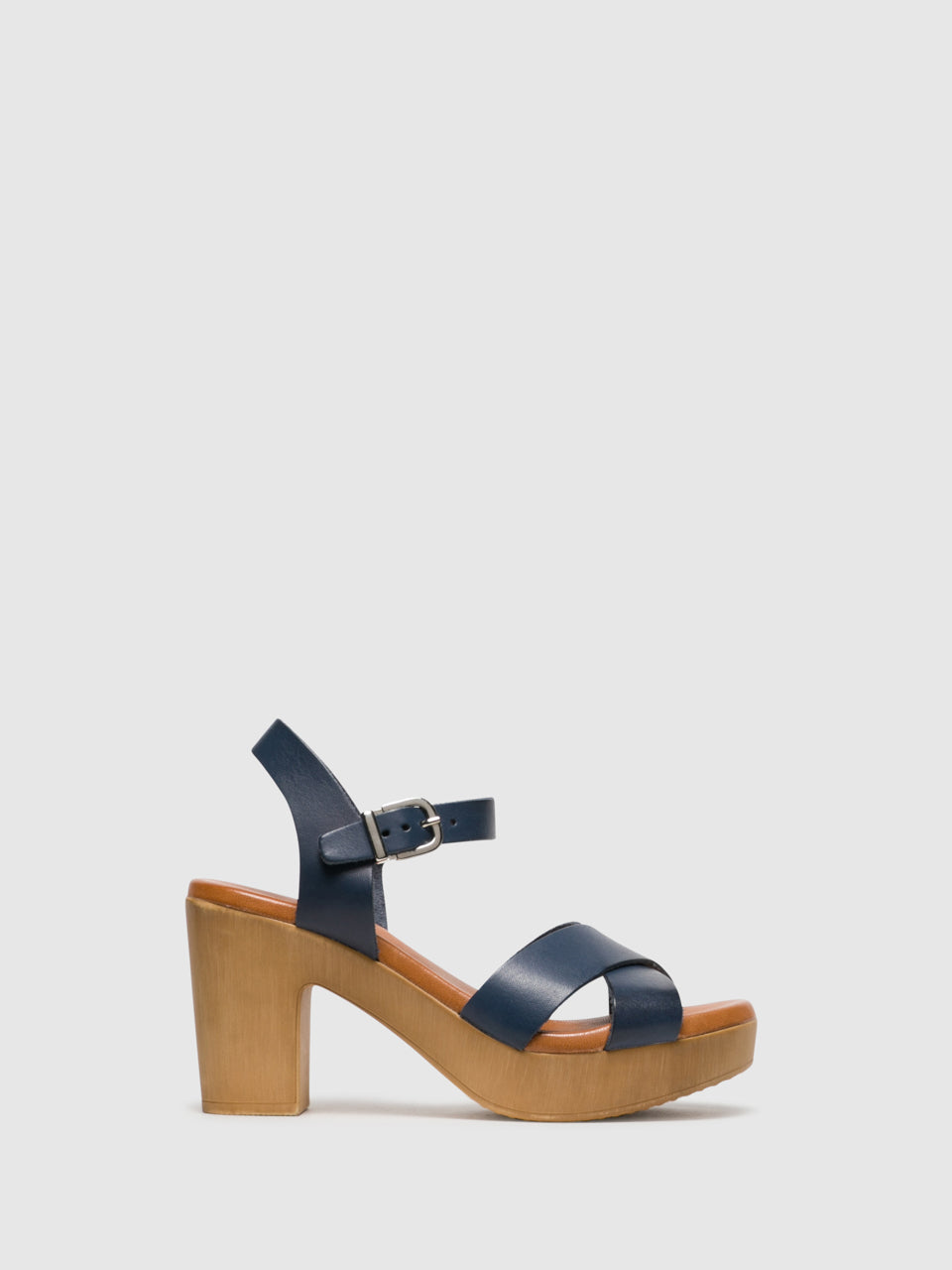 Foreva Blue Buckle Sandals