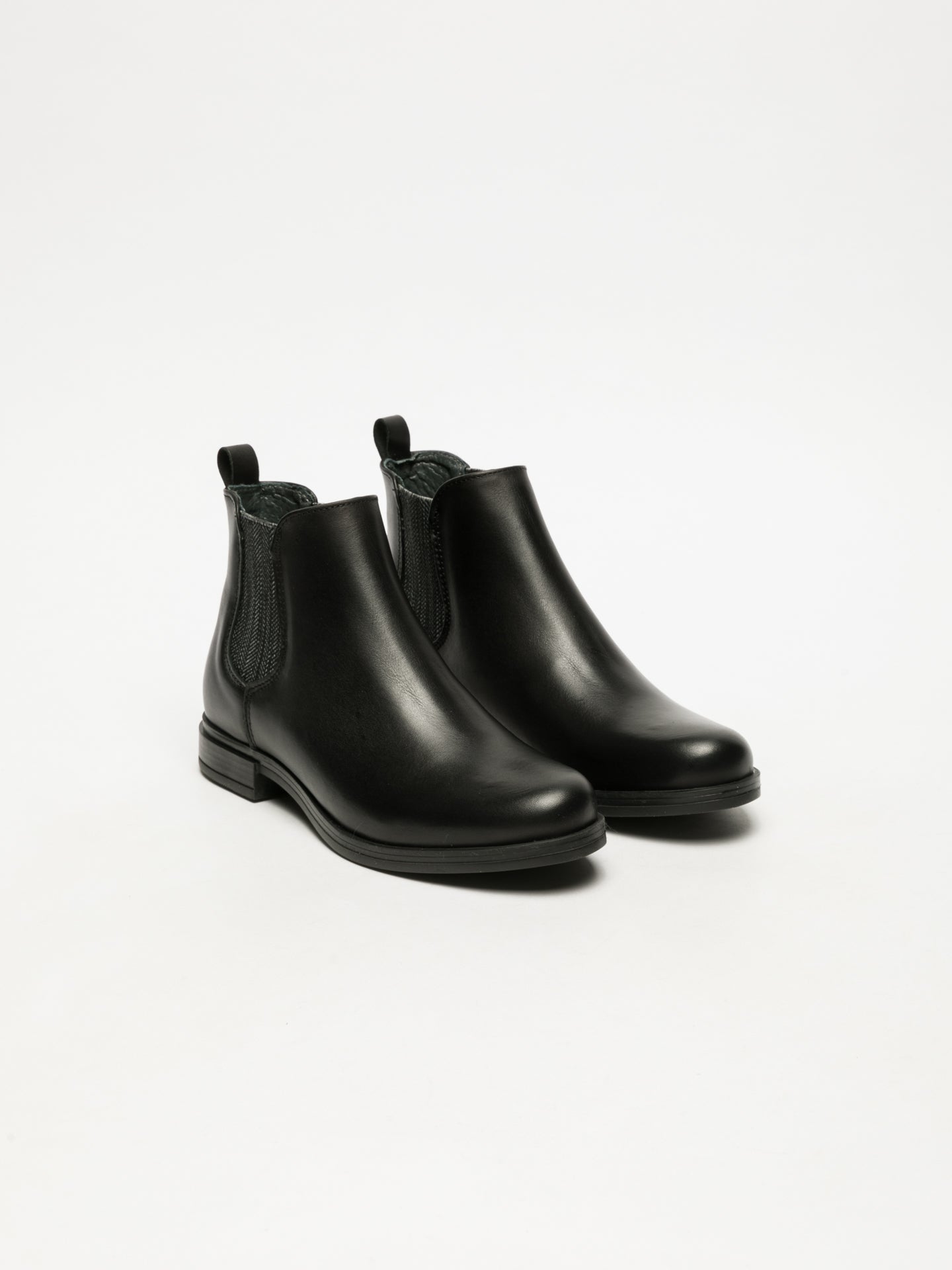 Foreva Gloss Black Chelsea Ankle Boots