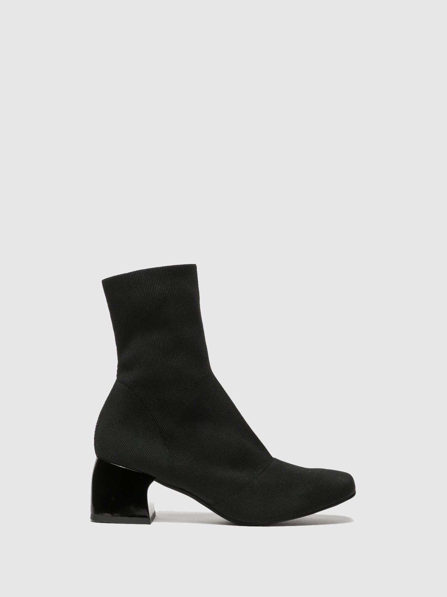 Foreva Black Sock Ankle Boots