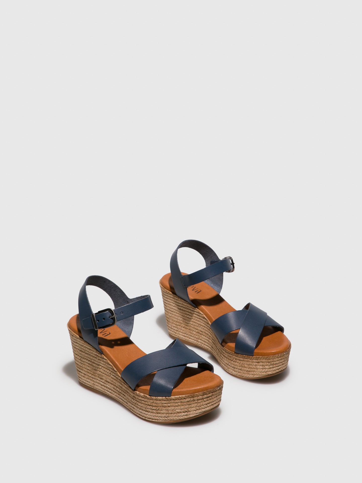 Foreva Navy Wedge Sandals