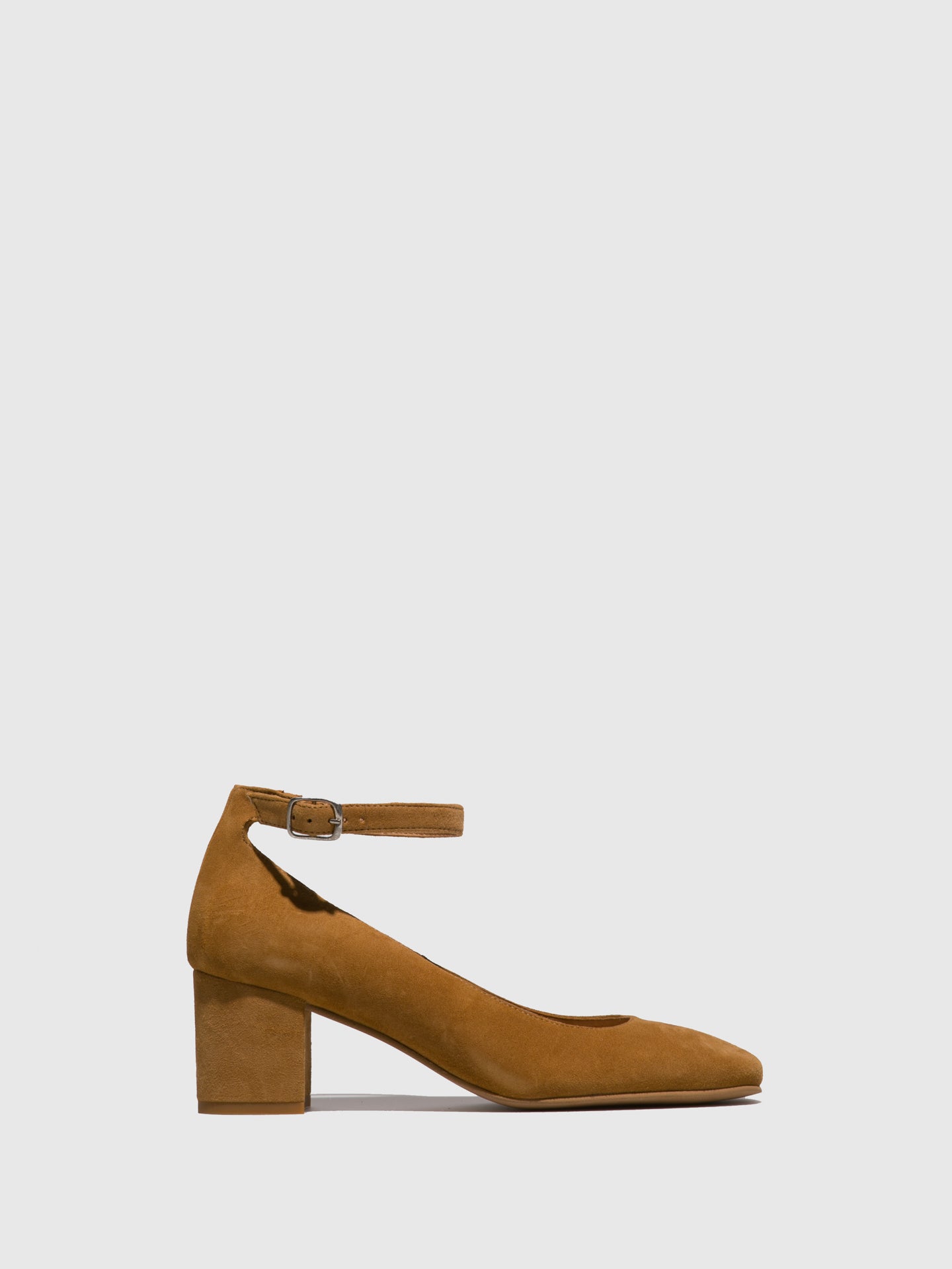 Foreva Brown Ankle Strap Shoes