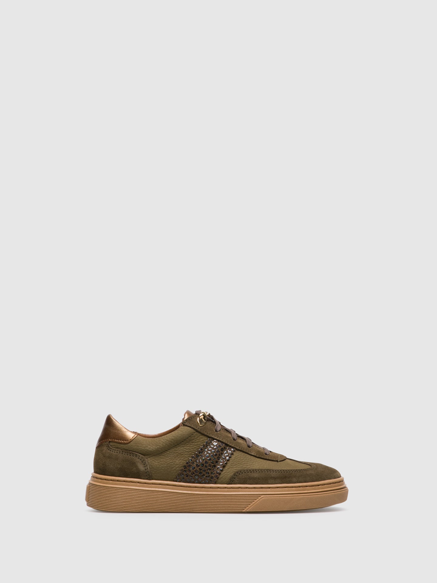 Foreva Khaki Lace-up Trainers