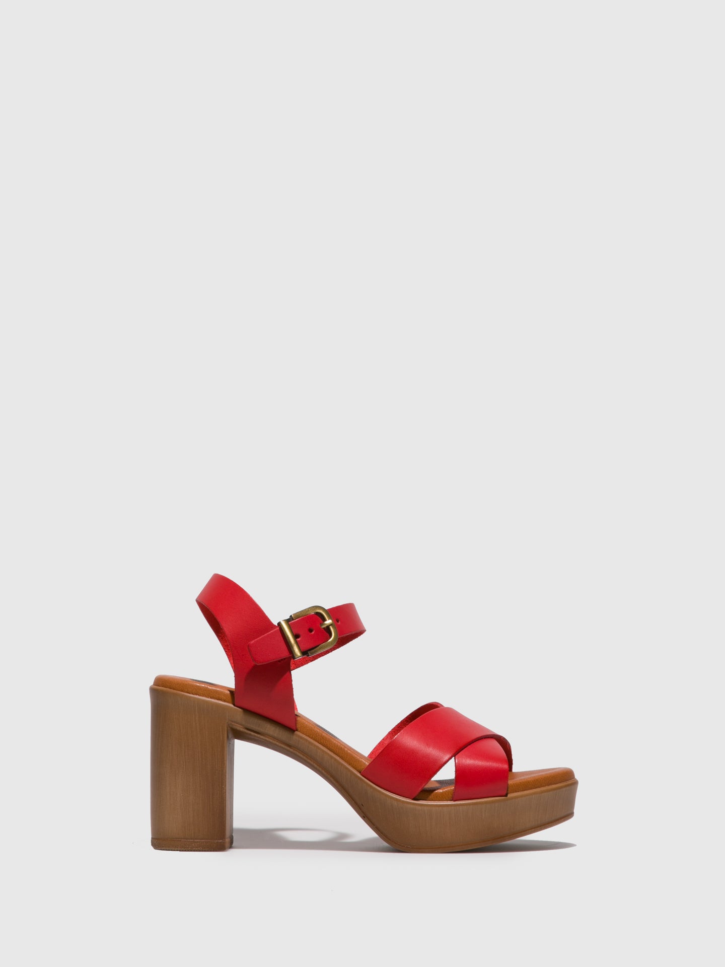 Foreva Red Heel Sandals