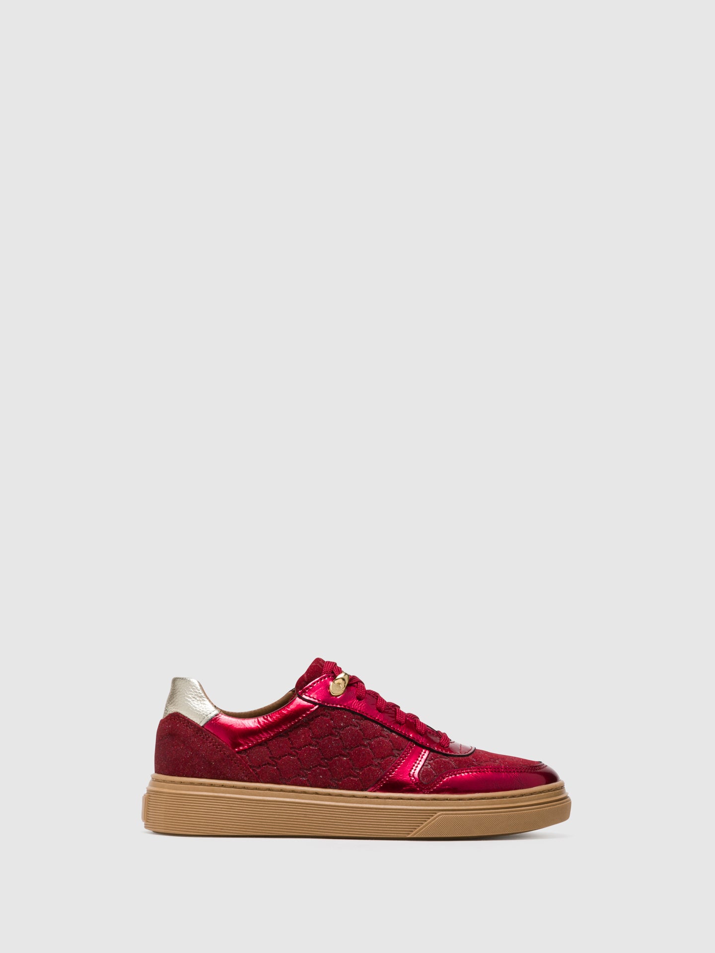 Foreva Crimson Lace-up Trainers