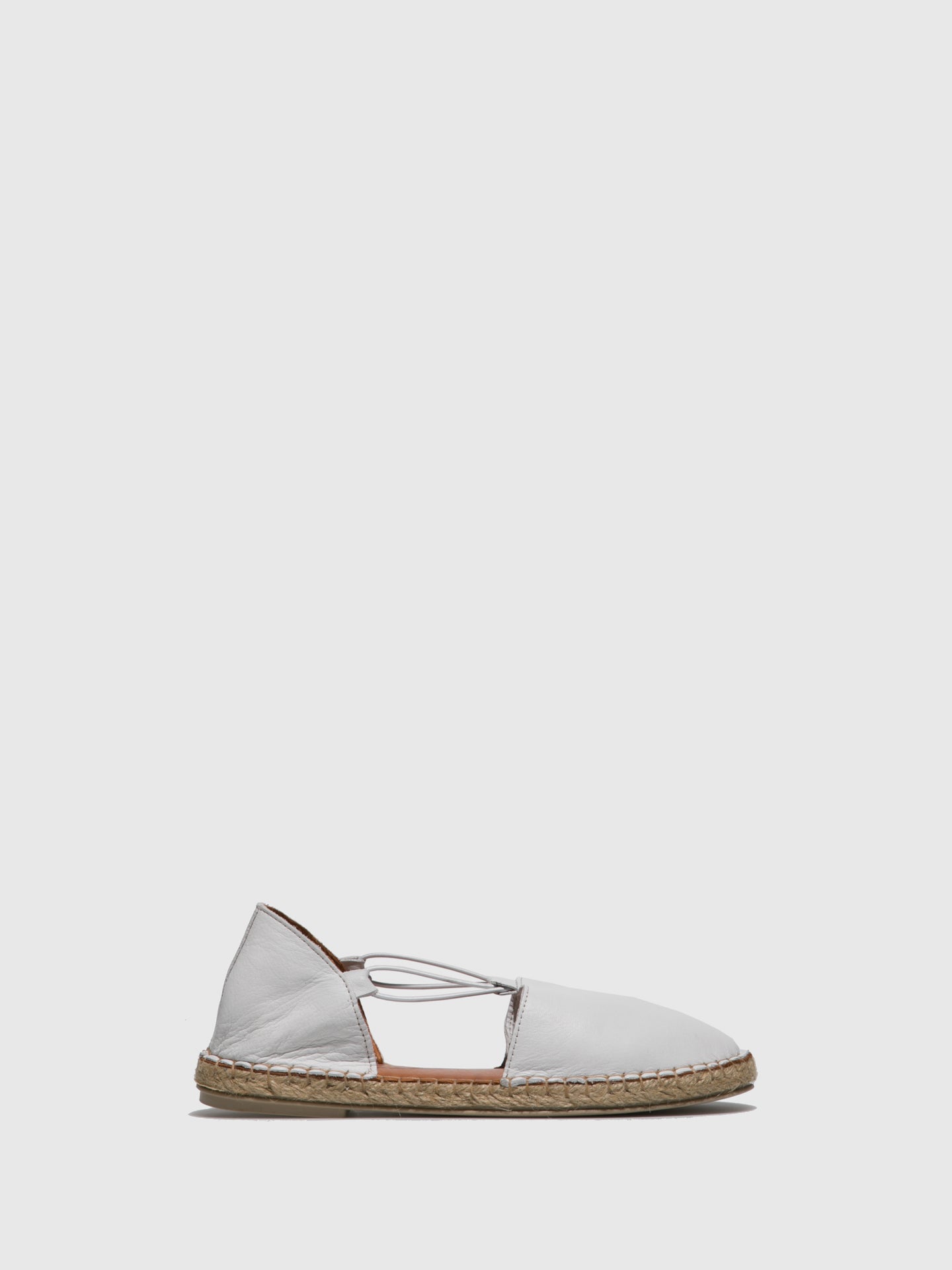 Foreva White Elasticated Espadrilles