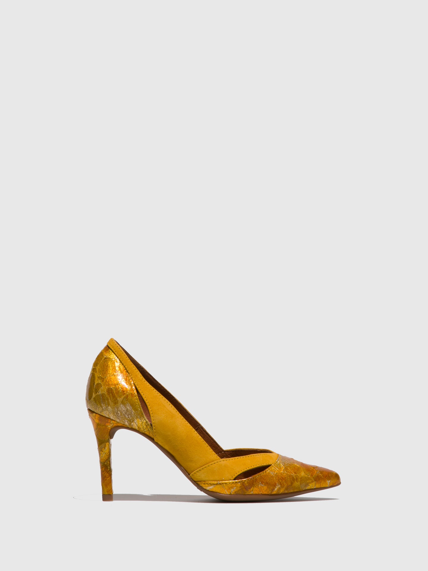 Foreva Yellow Stiletto Shoes