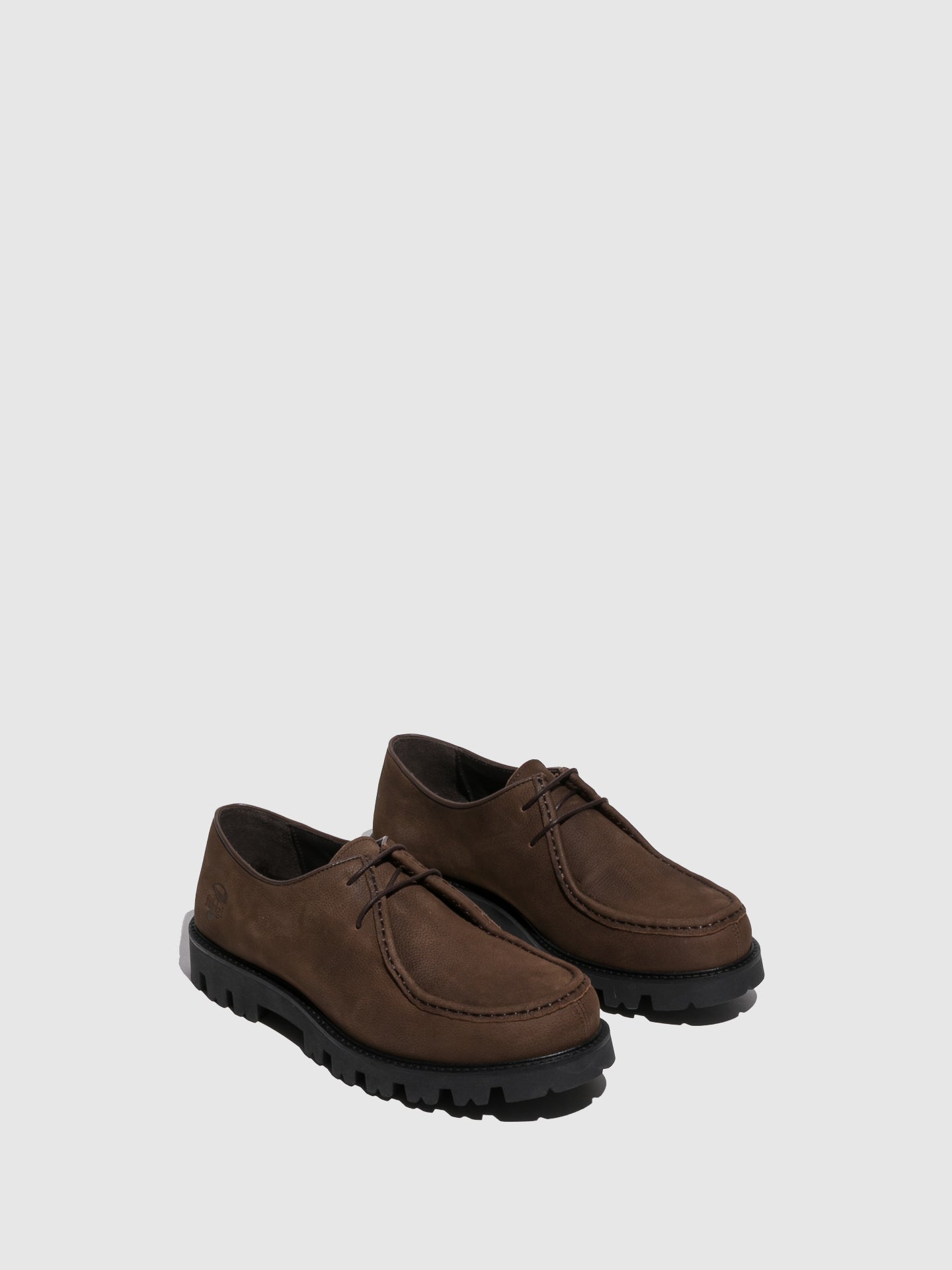 Fungi Brown Lace-up Shoes