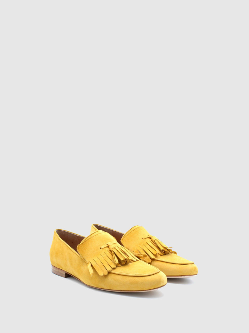 JJ Heitor Appliqués Loafers C03L3 Suede Yellow