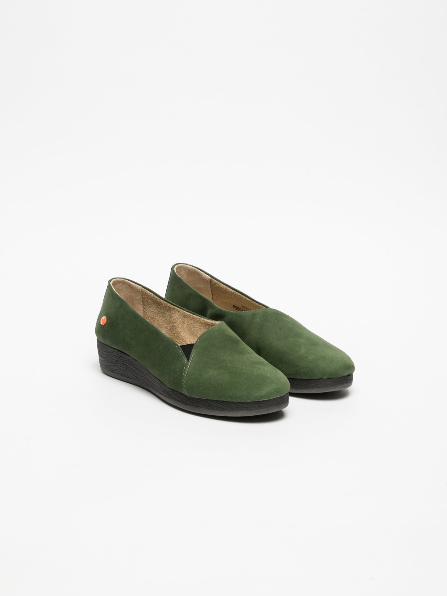 Softinos DarkGreen Wedge Shoes