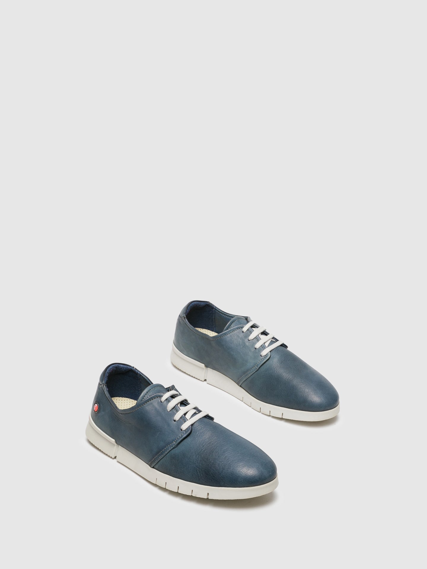 Softinos Navy Lace-up Trainers