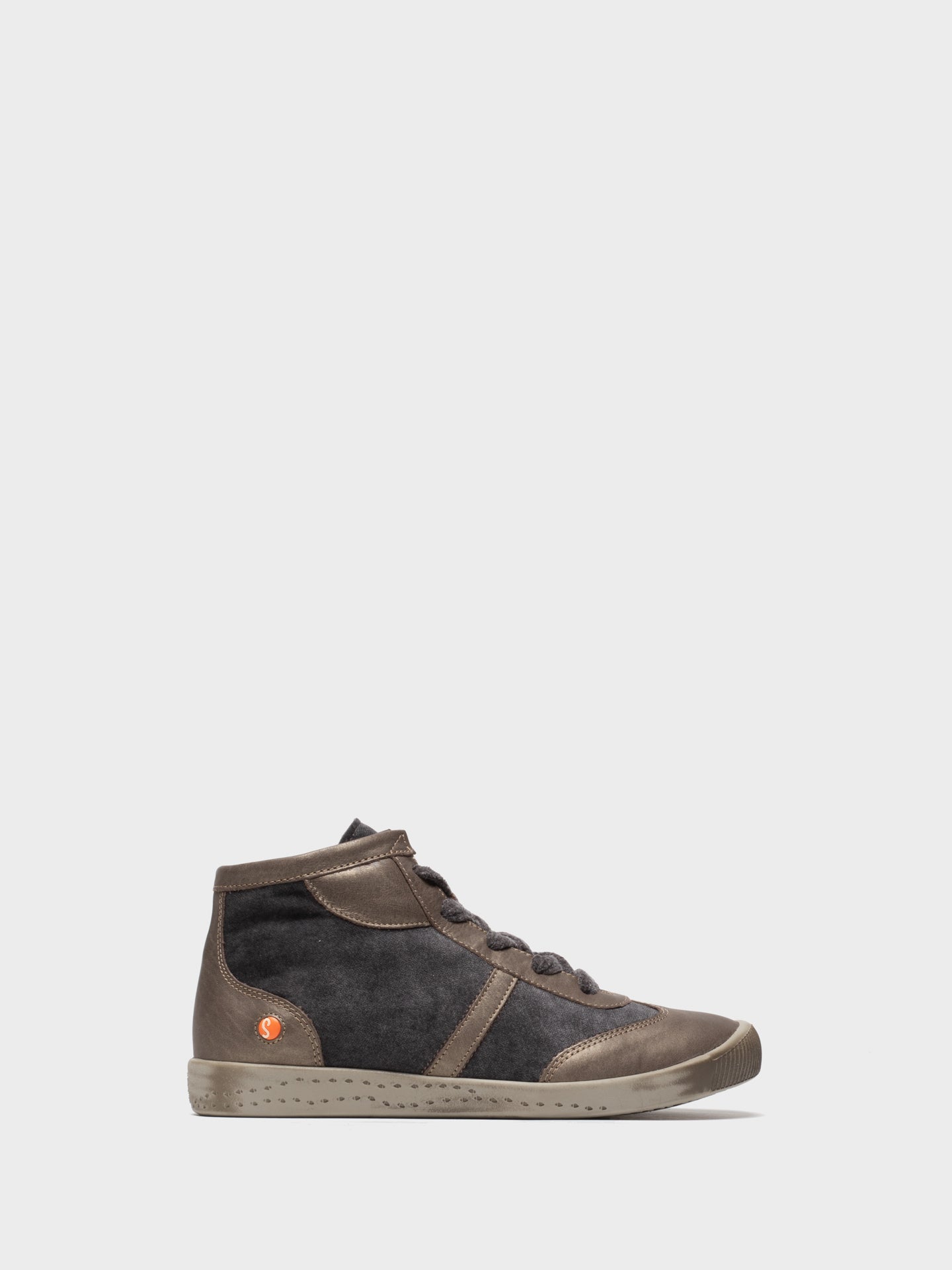 Softinos Gray Hi-Top Trainers