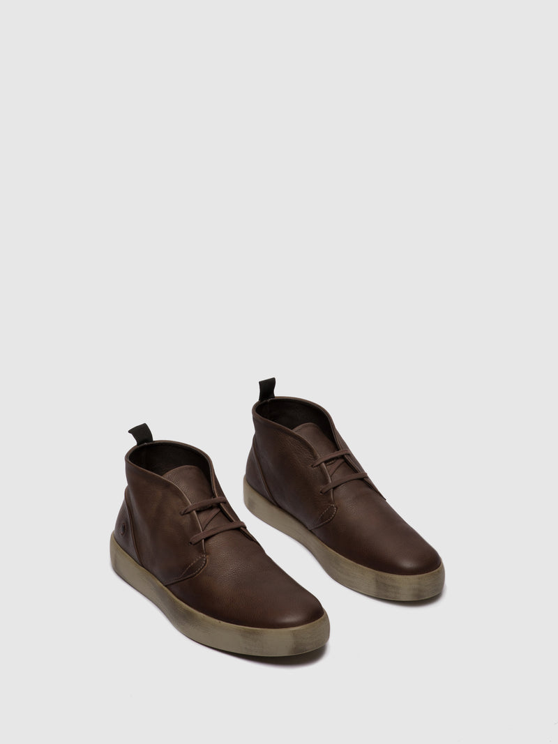 Softinos Lace-up Boots RAFA612SOF DK.BROWN