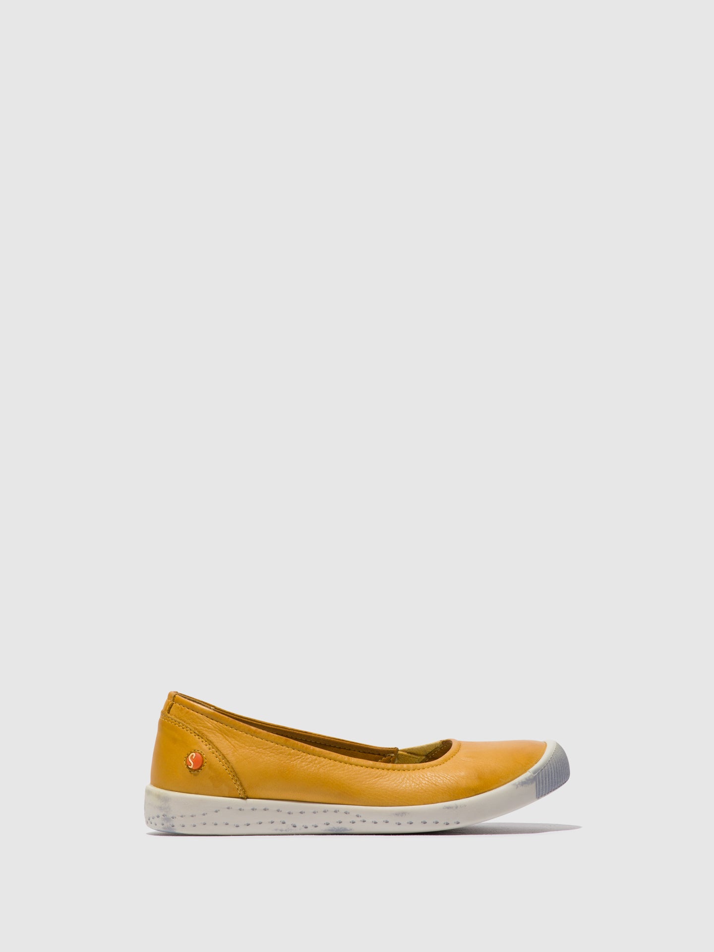 Softinos Elasticated Ballerinas ILSA676SOF YELLOW