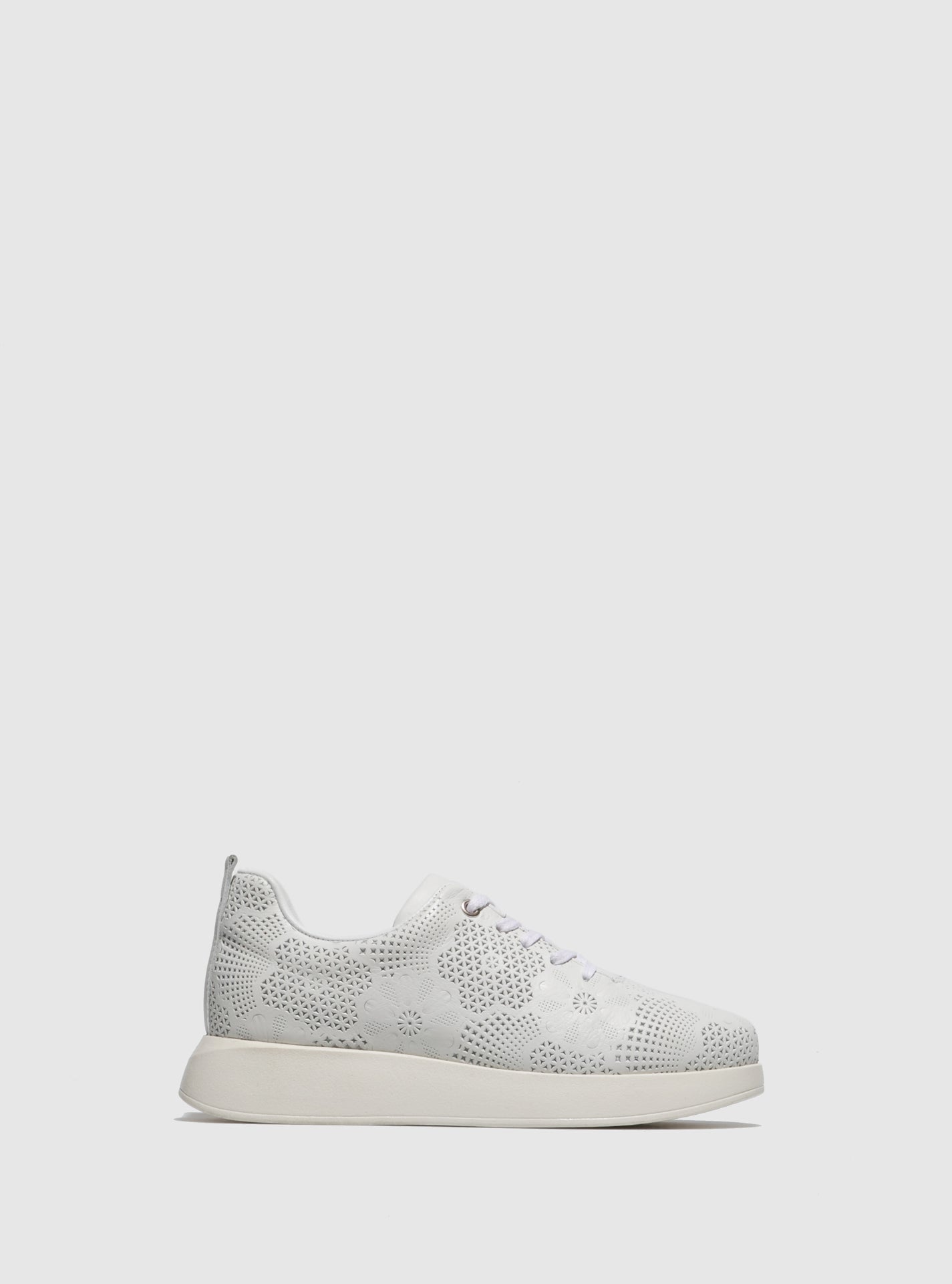 Top3 White Platform Trainers