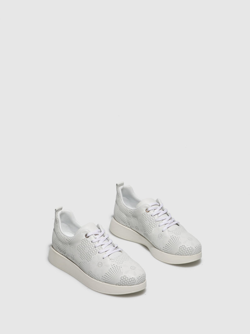 Top3 White Platform Trainers