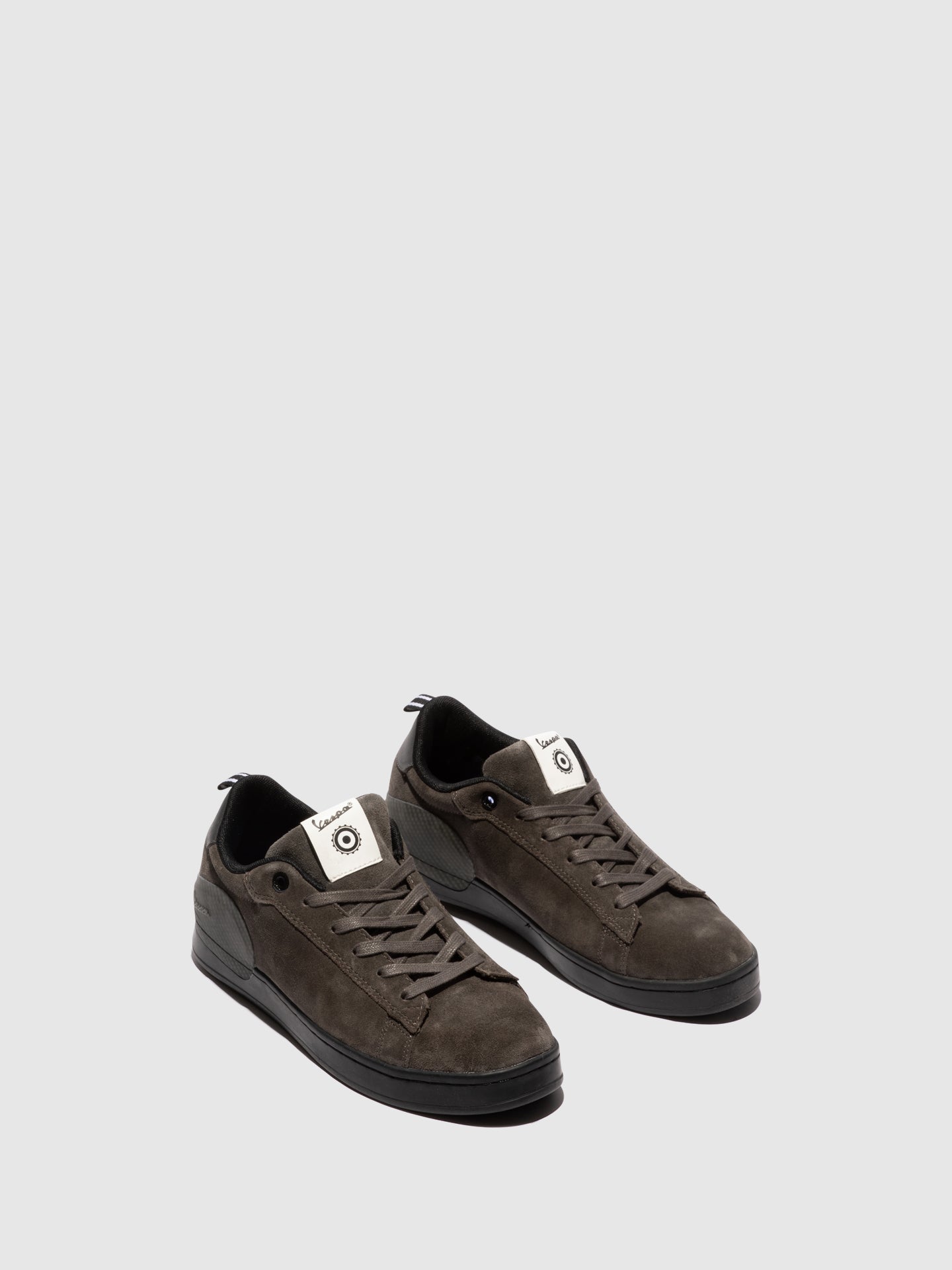 Vespa Grey Lace-up Shoes